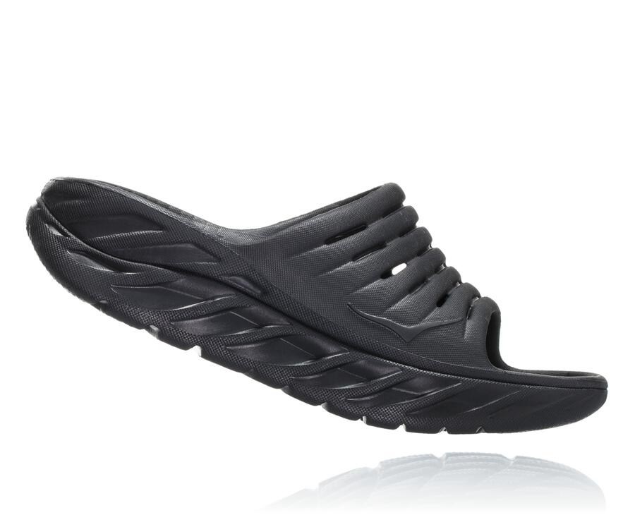 Hoka One One Slippers Heren - Ora Recovery - Zwart - QR9205741